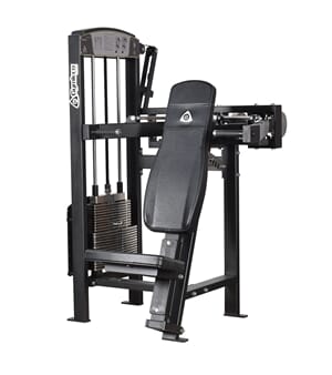 Skulderpress -  justerbar rygg, 100 kg
