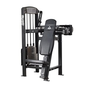 Skulderpress -  justerbar rygg, 100 kg