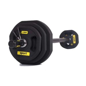 Bodypumpsett Polyuretan, svart 20kg