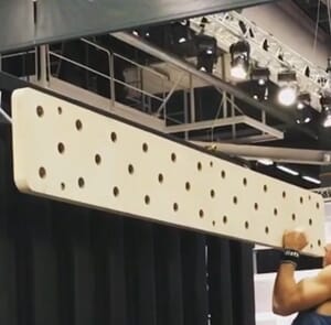 Peg Board Gymleco 2420 x 300 med 35stk hull