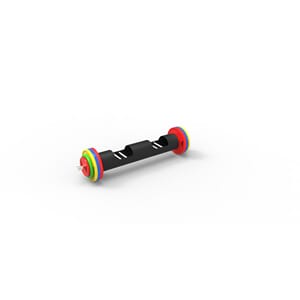 Stock med dobble grep 50 kg, lastes med int. vekter